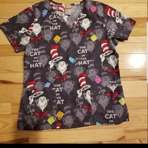 DR SEUSS SCRUB TOP